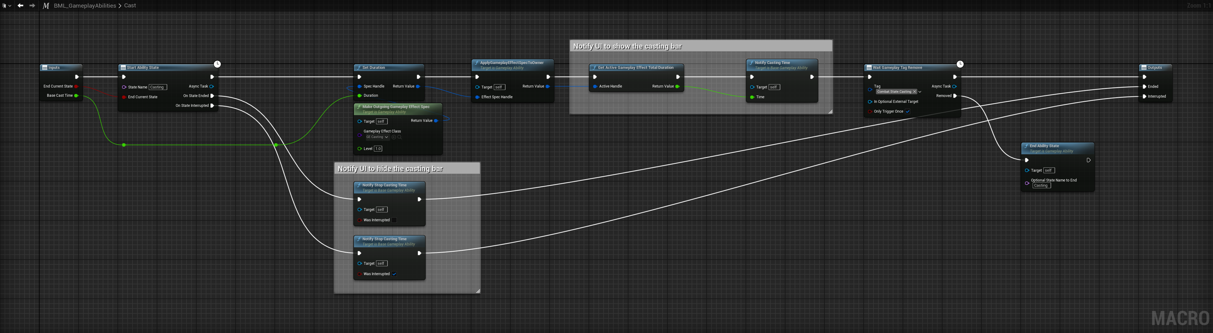 Set duration example